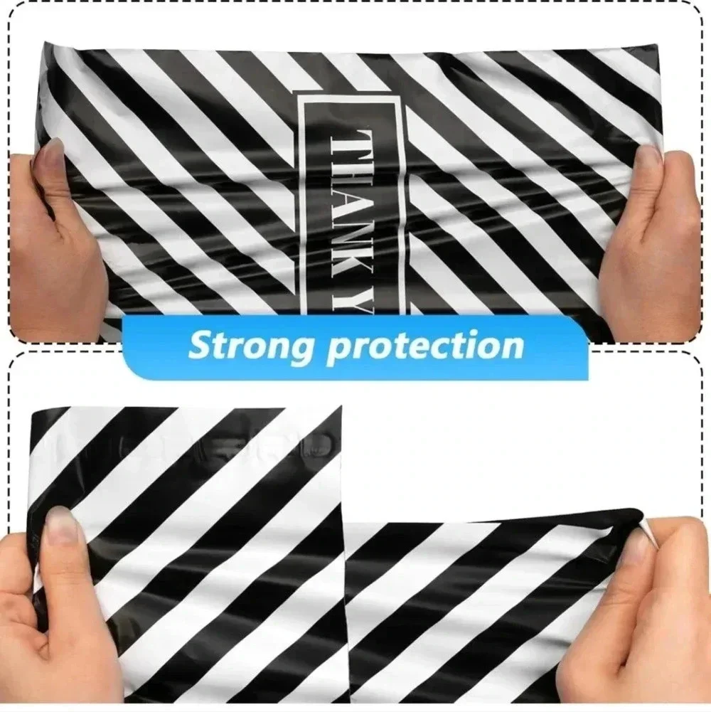 Thank You Poly Mailer 10x13 Inch 100 Pcs, Waterproof and Tear-Resistant Shipping